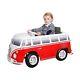 6v Vw Volkswagen Bus Battery Powered Ride On Kids Car Toy Wheels Power Electric
