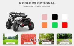 6 Colors Kids Ride on Truck Toy 12V Electric Vehicles Realistic Off-Road UTV