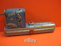 All Original Alps Man In Space Battery Operated, Working 1958 Made In Japan