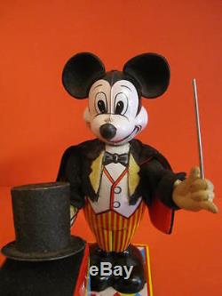 All Original Linemar Mickey The Magician Battery Operated 1960