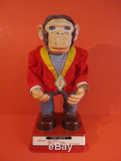 ALL ORIGINAL NOMURA HY-QUE THE AMAZING MONKEY + BOX 1960 Battery operated