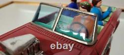 ASC AOSHIN Battery Operated Vintage Tin Plate Car 1967 Monkee-Mobile Ex Cond