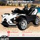 Atv Quad 12v Kids Electric Ride-on Car Remote Control 4 Speed Mp3 Music White