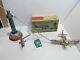 Air Control Tower With Airplane & Helicopter Battery Op N Original Box Works