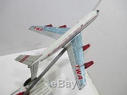 Airport Tug With Twa Jetliner Battery Operated Very Good Cond Japan Works