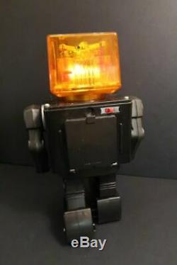 All Original HORIKAWA Piston Head Robot Battery Operated Mint + Box Japan 1968