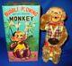 Alps Bubble Blowing Monkey Battery Operated Japan Boxed Toy Works Japanese Tin