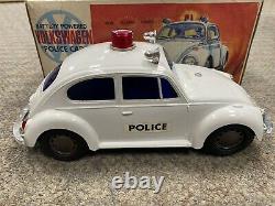 + Alps Japan Battery Powered Volkswagen Police Car with Box