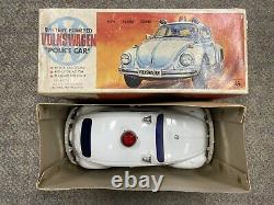 + Alps Japan Battery Powered Volkswagen Police Car with Box