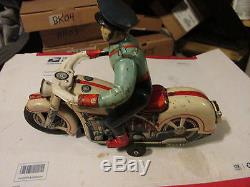 Antique Modern Toys Battery operated motorcycle cop works great