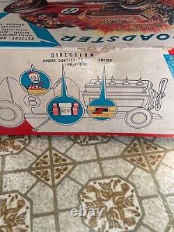 Antique V8 Roadster battery car Mego Corp 1950's in box Looks New