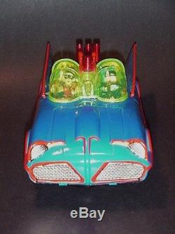 Aoshin Japan Tin Batmobile Vintage RARE Battery Operated Toy Car Boxed Beauty