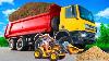Ars Toy Excavator Garbage Truck Loader Tractor Power Wheels Construction Vehicles