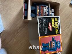 Attacking smoke Robot made in japan battery operated with original box. Nice toy