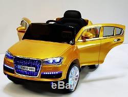 Audi Q7 Suv Style Ride On Kids Toy Car Remote Control 12 Volts Electric Wheels