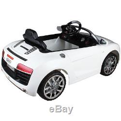 Audi R8 Spyder Licensed 12V Electric Kids Ride On Car MP3 RC Remote Control New