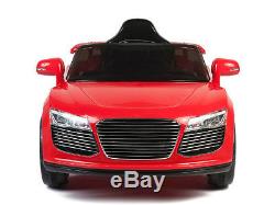 Audi R8 Style 12V Kids Ride On Car Electric Powered Wheels Remote Control RC