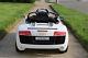 Audi R8 White Licensed Dual Electric Motor 12v Kids Ride-on Car & Remote Control