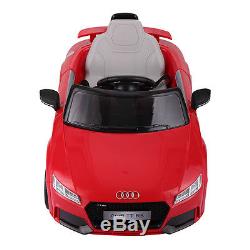 Audi TT 12V Electric Kids Ride On Car Licensed MP3 LED Lights RC Remote Control