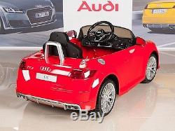 Audi TT 12V Kids Ride On Battery Power Wheels Car + RC Remote Red