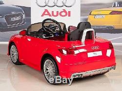 Audi TT 12V Kids Ride On Battery Power Wheels Car + RC Remote Red