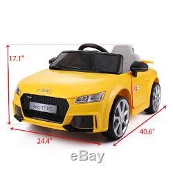 Audi TT RS Electric Kids Ride On Car Licensed 12V MP3, LED with Remote Control