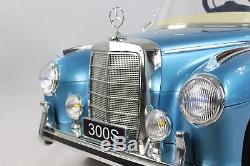 Authentic Mercedes 300S 12V Ride On Toy Car For Kids Remote Control MP3 Blue
