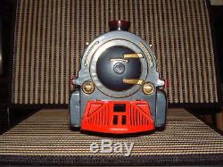 BANDAI BATTERY OPERATED, TRAIN, TIN STEAM LOCO NO. 4130 WithBOX & WORKING! RARE