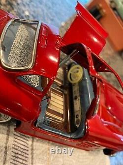 BANDAI TIN MERCEDES 300SL GULLWING WithTETHERED R/C 2ND GENERATION 100% ORIGINAL