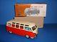 Bandai Volkswagon 1960's Bus Made In Japan Tin Toy Figure 8 Action Withbox