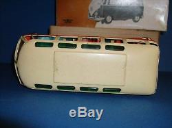 BANDAI VOLKSWAGON 1960's BUS MADE IN JAPAN TIN TOY FIGURE 8 ACTION WithBOX