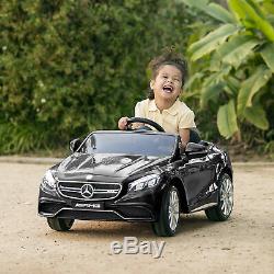 BCP 12V Kids Licensed Mercedes-Benz S63 Coupe Ride-On Car with Parent Control