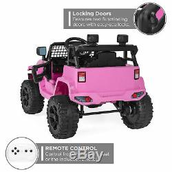 BCP 12V Kids Ride-On Truck Car with Parent Remote Control, Spring Suspension