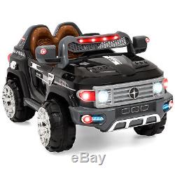 BCP 12V Kids Truck SUV Ride-On Car with 2 Speeds, Lights, AUX