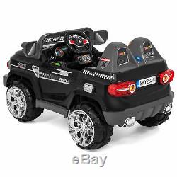 BCP 12V Kids Truck SUV Ride-On Car with 2 Speeds, Lights, AUX
