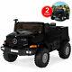 Bcp Kids 24v 2-seater Mercedes-benz Ride-on Truck With 3.7 Mph, Lights, Aux Port