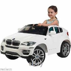 BMW Ride On Toy Battery Powered Kids Car Wheels Electric White NO Remote Control