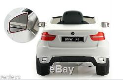 BMW Ride On Toy Battery Powered Kids Car Wheels Electric White NO Remote Control
