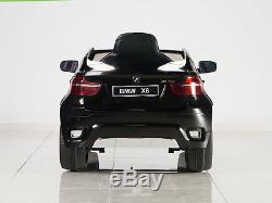 BMW X6 12V Ride On Kids Battery Powered Wheels Car + RC Remote Black