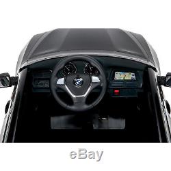 BMW X6 6V Ride On For Kid Battery Electric Power Car 4 Wheels SUV Black Boy Girl