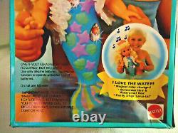 BNIB RARE 1991 Mattel Lil Miss Singing Mermaid Toy Doll NRFB Vintage Bat Op NOS