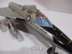 B-58 Hussler Supersonic Bomber Battery Operated Good Cond Tested Works Japan