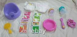 Baby Alive My Real Baby 2009 & Soft Face 2006 With Accessories Big Lot Of 25 Toy