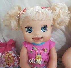Baby Alive My Real Baby 2009 & Soft Face 2006 With Accessories Big Lot Of 25 Toy