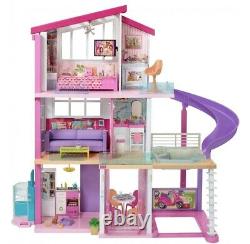 Barbie Dreamhouse Dollhouse with Pool, Slide and Elevator Play set with 70+ Toys