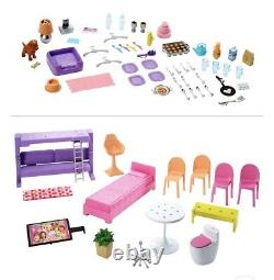 Barbie Dreamhouse Dollhouse with Pool, Slide and Elevator Play set with 70+ Toys