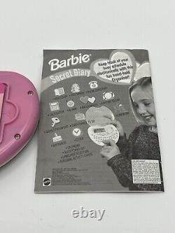 Barbie Electronic Secret Diary Organiser Rare 1999 Mattel Mint Condition Working