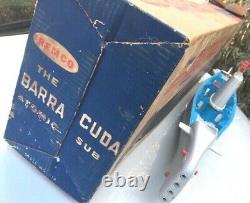 Barracuda Atomic Sub Remco Vintage Nuclear Submarine 578 Toy Many Parts Box