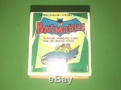 Batman BATMOBILE MIB 12 Battery Operated Cien Ge Red Cien Ge DoorLogo 1966