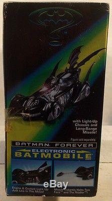 Batman Forever Movie Electronic Batmobile Vehicle Kenner Mint In Sealed C8.5 Box